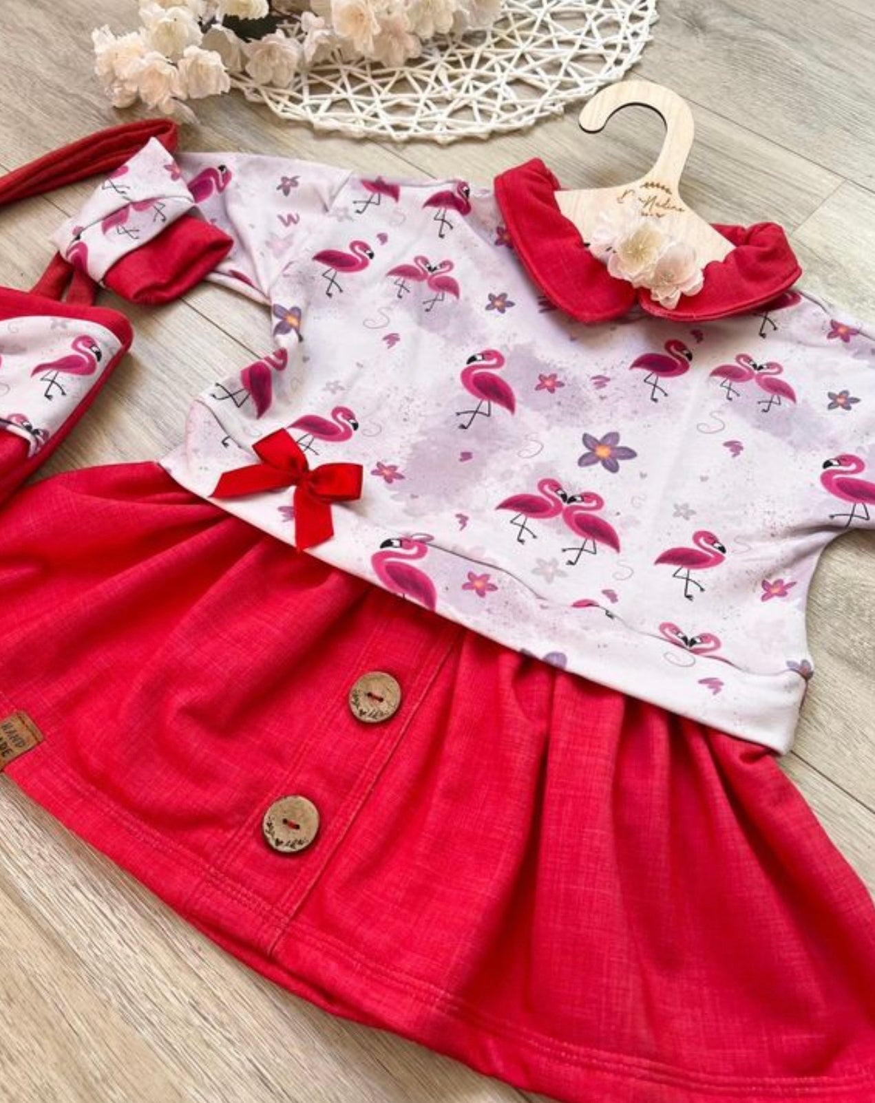 Flamingo Stoff Eigenproduktion Dauervorbestellung